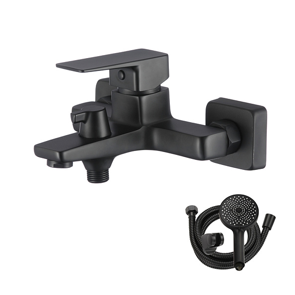 Смеситель для ванны WesnaArt NARCIS NAR06-310BL-25201, черный