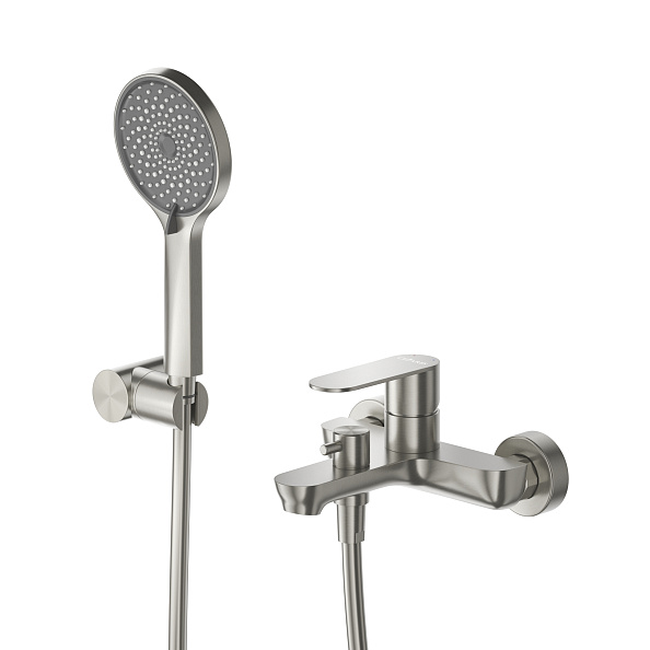 Смеситель для ванны и душа Cezares Stylus, сатин (STYLUS-VD-IN)