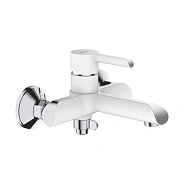 Смеситель для ванны Shevanik S6002F, белый/хром