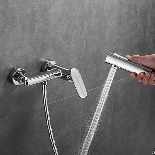 Гигиенический душ со смесителем Shevanik S8505-1, хром