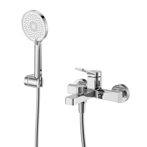 Смеситель для ванны и душа BelBagno Albano, хром (ALBANO-VASM-CRM)