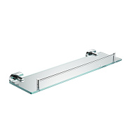 Полка стеклянная Shevanik SG5119, хром