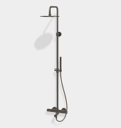 Душевая стойка Fima Carlo Frattini Shower column, брашированный черный хром (F3154/R256CS)