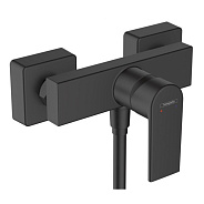 Смеситель для душа однорычажный HANSGROHE Vernis Shape внешнего монтажа, матовый чёрный (71650670)