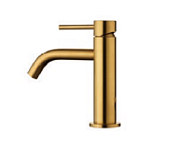 Смеситель для раковины Fima Carlo Frattini Spillo Up, брашированное золото (F3031XSOS)