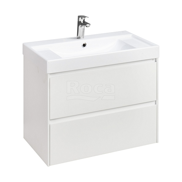 857630509 Roca ONA модуль для раковины 800 мм, 785x450x565 мм, с 2 ящиками, белый матовый