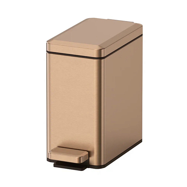 Мусорное ведро Raglo R361.606.33 с педалью для открывания, матовая медь