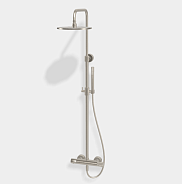 Душевая стойка Fima Carlo Frattini Shower column, X Collection, брашированный никель (F4285T/R256XSN)