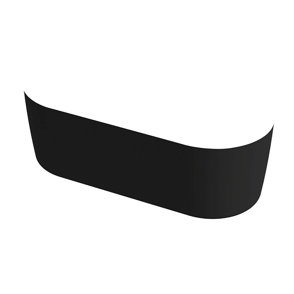 Передняя панель для акриловой ванны Cezares Metauro 180х80, Черный матовый (METAURO-Central-180-SCR-NERO)