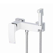 Гигиенический душ со смесителем GAPPO G2007-8, хром/белый