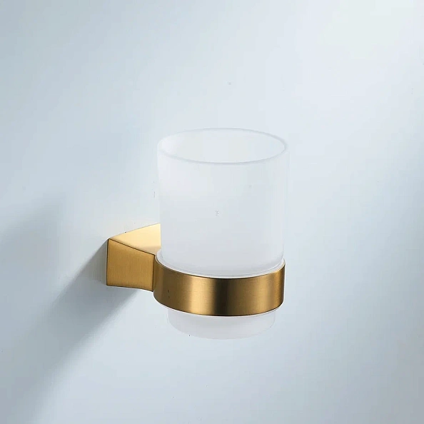 Стакан для ванной комнаты Shevanik SG5712G, золотой сатин