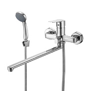 Смеситель для ванны с длинным изливом Milardo Helic (HELSB02M10)