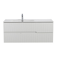 База под раковину подвесная Cezares Duet-N 1200х457х500, Bianco Lucido (DUET-N-1200-2C-SO-BL-L)