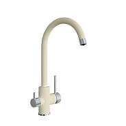 Смеситель для кухни с подключением фильтра Florentina КЛИО 333.13Н.2123.202, шампань