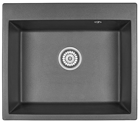 Кухонная мойка GRANULA (6001, ЧЁРНЫЙ)