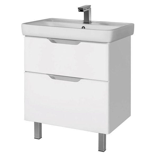 Тумба под раковину подвесная/напольная Dreja Q Plus 70 см, белый