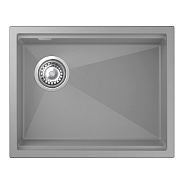 Кухонная мойка Rivelato LINO LN-554-L, серый металлик