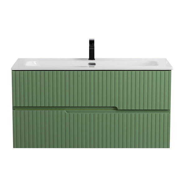 База под раковину подвесная Cezares Duet-N 1000х457х500, Фисташковый софт (DUET-N-1000-2C-SO-PS-P)