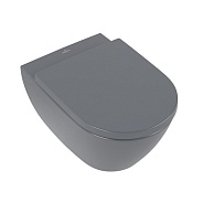 Чаша подвесного унитаза  Villeroy & Boch Subway 2.0 Graphite, CeramicPlus (5614R0I4)
