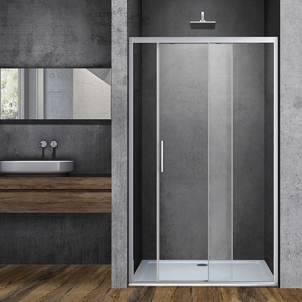 Душевая дверь Vincea Soft (VDS-3SO110CL) 1100х1950 мм, хром, стекло прозрачное