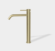 Смеситель для раковины Fima Carlo Frattini Spillo Up, брашированный шампань (F3031/HXSHS.1)