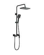 Душевая система Shevanik S9636H, черный