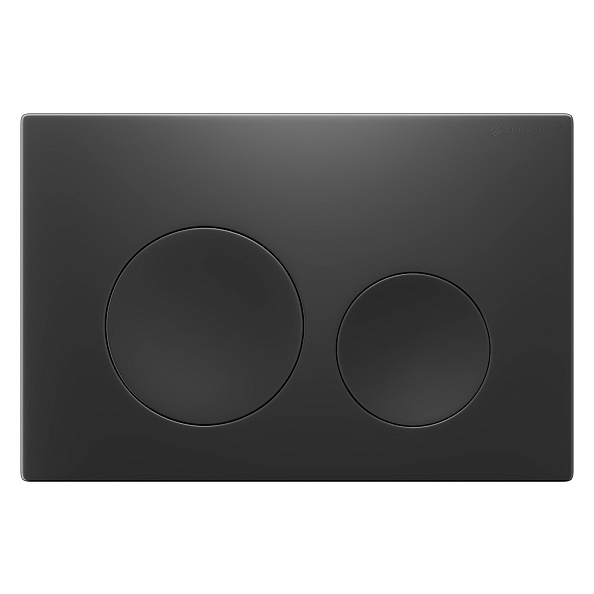 Клавиша смыва Terminus 62K24х16V, вороненая сталь