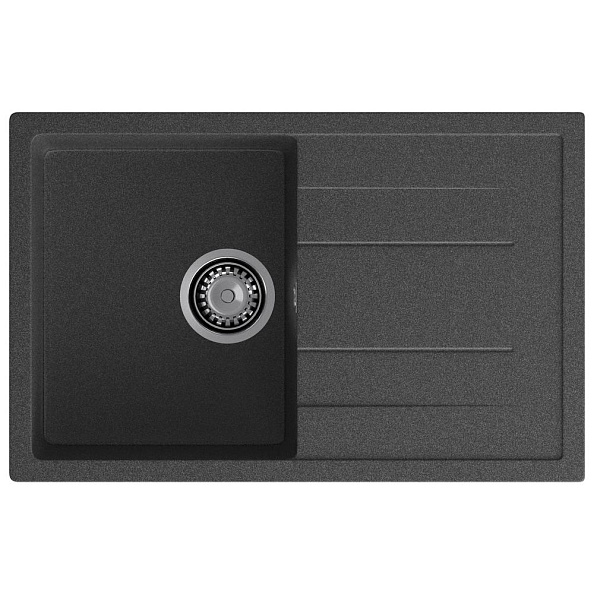 Кухонная мойка GranFest QUADRO 780L, графит