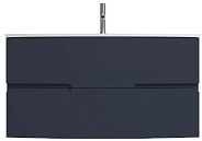 EB1889RU-G98 Jacob Delafon Nona Мебель с интегрированными ручками, глянцевый темно-синий, 100 см, 2 ящика