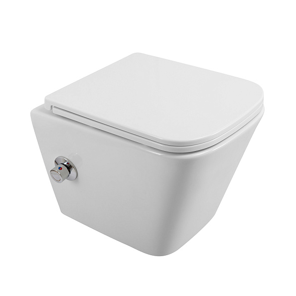 Чаша подвесного унитаза BelBagno Due, белый (BB3103CHR-BS/SC)