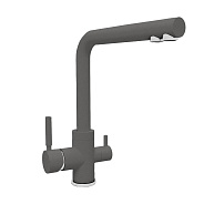 Смеситель для кухни с подключением фильтра Florentina АЛЬДО 333.40H.2123.307, серый шёлк