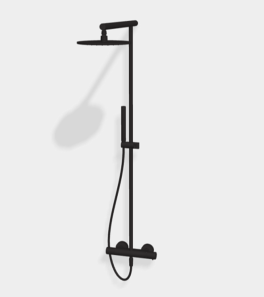 Душевая стойка Fima Carlo Frattini Shower column, черный матовый (F4925/SWR256NS)