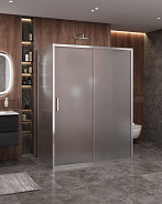 Душевой уголок Cezares Molveno 150x90x195 мм, прямоугольный, хром (MOLVENO-AH-12-150/90-P-Cr)