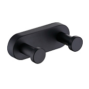 Крючок для полотенец Raglo R300.052.06 двойной,черный