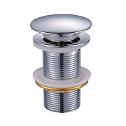 Донный клапан для раковины Raglo R600.02 без перелива (клик-клак), латунь, хром