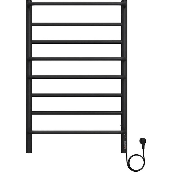 Полотенцесушитель электрический Terminus Евромикс П8 500х800 КС, черный муар, справа подключение (4670078557094)