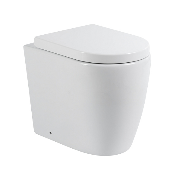 Чаша приставного унитаза BelBagno Marino, белый (BB105CBR)