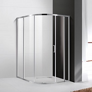 Душевой уголок Cezares Molveno 120x110x195 мм, полукруглый, хром (MOLVENO-RH-11-120/110-C-Cr-IV)