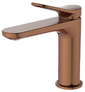 Смеситель для раковины BELZ брашированное розовое золото (B10786-2)