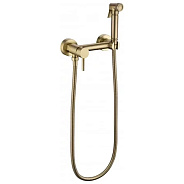 Гигиенический душ со смесителем Grocenberg GB103N-MG, матовое золото