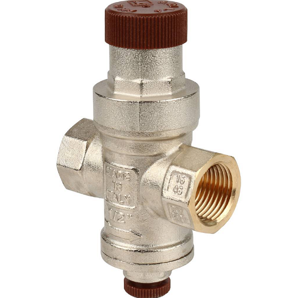 Редуктор давления Itap Minibrass 361 1/2" (с подсоединением для манометра 1/4) (25256)