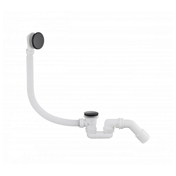 Слив-перелив (автомат) Grocenberg GB230BL, черный