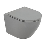Чаша подвесного унитаза BelBagno Colorato, серый матовый (BB062CHR-GR)