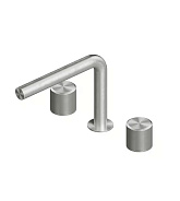 Смеситель для раковины Quadro design Stereo, сталь брашированная (16 07V AS)