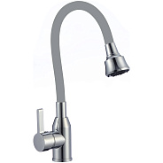 Смеситель для кухни с гибким изливом и режимом душ Fmark FS8266A-04, хром