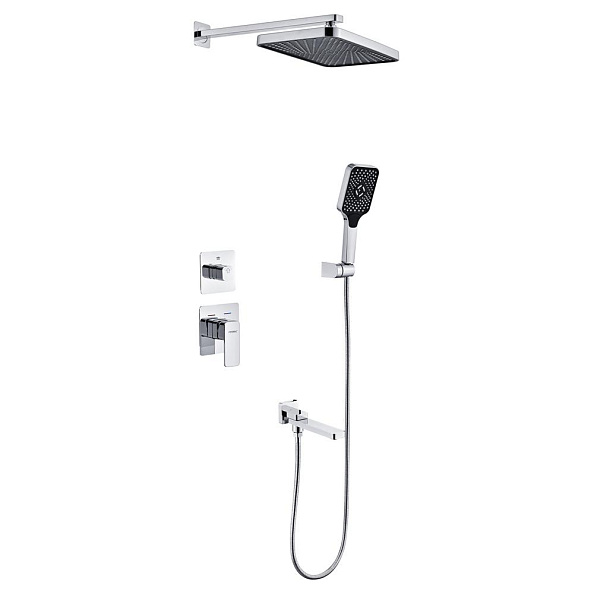 Душевая система встраиваемая Fmark FS8748-3A, хром