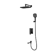 Душевая система Raglo R30.27.06 для ванны и душа встраиваемая на 3 режима излив поворотный 20 см, че