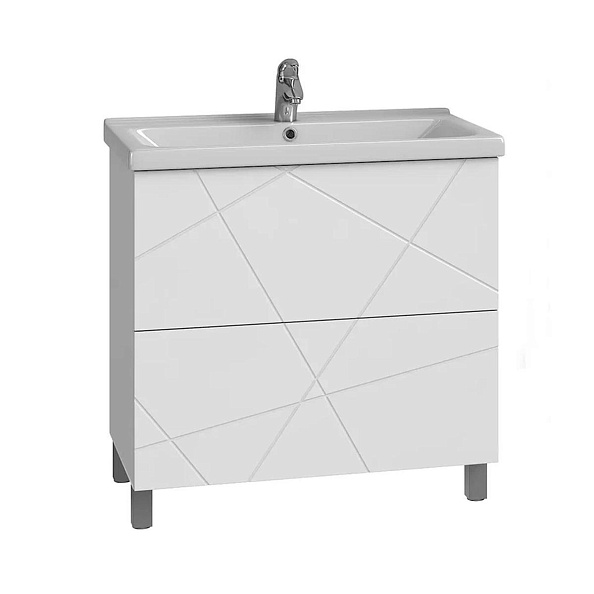 Тумба с раковиной напольная VIGO Geometry 025, 80 см