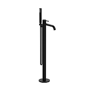 Смеситель для ванны напольный Raiber RPB-010, черный