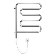 Полотенцесушитель электрический Terminus Ш-обр 450х570 поворотный , нижнее подключение (4620768883958)